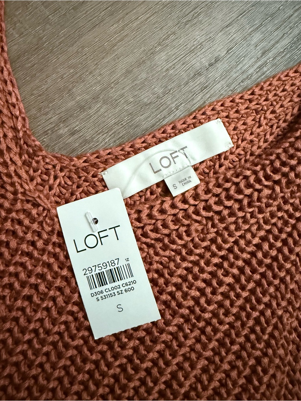 NWT LOFT Sleeveless Knit Top